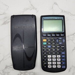 Texas Instruments TI-83 Plus Graphing Calculator With Cover FOR PARTS ONLY